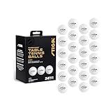 Stiga 3-Star Table Tennis Balls, White (24 Pack)