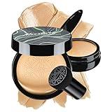 Mushroom Head Air Cushion CC Cream - BB Cream Face Makeup Foundation for Mature Skin Moisturizing Concealer Brighten Long-Lasting, Even Skin Tone for All Skin Types (Buff Beige)
