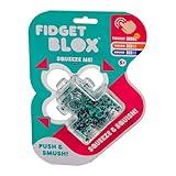 Goliath Fidget Blox Touch | Teal Gel with Iridescent Fuchsia Sparkles | Sensory Fidget Toys | from The Makers of Jelly Blox | Safe & Reliable | Ages 5+