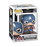 Funko Pop Marvel: Infinity Saga - Captain America - Collectable Vinyl Figure - Gift Idea - Official Merchandise - Toys for Kids & Adults - Superheroes Fans - Model Figure for Collectors and Display