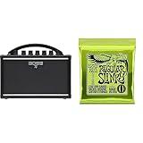 Boss Katana Mini - 7-Watt Combo Amp & Ernie Ball Regular Slinky Nickel Wound Electric Guitar Strings - 10-46 Gauge