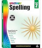 Spectrum Grade 2 Spelling Workbook, Sight Words, Dictionary Skills, Vowels, Vocabulary, Grammar, and More, Language Arts Classroom or Homeschool Curriculum