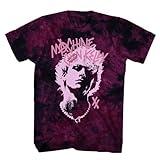 Machine Gun Kelly T Shirt Portrait Adult Black Pink Mineral Wash Short Sleeve Pop Rap Rock Graphic Tees