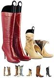 Household Essentials Cedarfresh Boot Shapers, 2 Pairs, Plastic Boot Inserts, Black