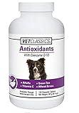 Vet Classics Antioxidants with Coenzyme Q-10 for Dogs, with Alfalfa, Green Tea, Vitamin C, & Wheat Grass, 120 Chewable Tablets