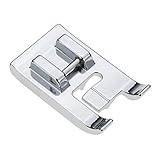 TISEKER 7mm Double Piping Presser Foot for All Low Shank Singer, Brother, Babylock, Janome, White, Juki, Janome, New Home, Simplicity, Elna Sewing Machine