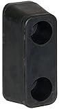 Buyers Products B5540 Molded Rubber Bumper, 2-1/2 X 3 X 6 Inch, Set of Two Bumpers For Truck And Trailer Protection, Durable Dock Bumper For Equipment And Delivery Bays