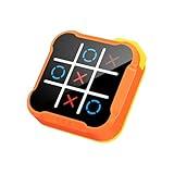 Electronic Toe Game, 3-in-1 Handheld Puzzle Game Console, Portable Educational Board Games on Trip, New Year Birthday for Kids and Adults