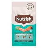 Rachael Ray Nutrish Indoor Complete Premium Natural Dry Cat Food, Chicken with Lentils & Salmon Recipe, 6 Pounds (Packaging May Vary)