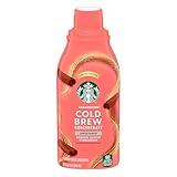 Starbucks Cold Brew Coffee Concentrate, Limited Edition Sweetened Brown Sugar Cinnamon, 100% Arabica, Multi-Serve Bottle (32 Fl Oz)