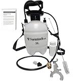 Deluxe Draft Beer Keg Line Cleaning kit with 4oz Beer Line Cleaner No rinse - Hand Pump Pressurized - Easy Safe to Use Keg Claner - w/Brush, Wrench, Faucet Plug Brush, Instructions Manual.