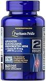 Puritan's Pride Advanced Glucosamine Chondroitin MSM with Vitamin D3 50mcg (2000 IU), Dietary Supplement for Joint Health, 80 Servings, 160 Coated Tablets