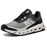 On Women's Cloudvista Sneakers, Black | White, 5 Medium US