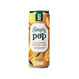 Simply Pop, Citrus Punch Prebiotic Soda, 12 Fl Oz