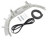 WE49X20697 Dryer Bearing Kit Compatible with GE Dryer Contains Top Bearing WE3M26 Drum Felt WE9M30 (WE09X20441) Drive Belt WE12M29 Bearing Slides WE1M1067 (WE1M481) Glide Slides WE1M504 (WE1M333)