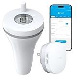 GoveeLife Wireless Pool Thermometer with App Read, WiFi Digital Pool Thermometer Floating with IPX7 Waterproof, Notification Alert, Water Temperature Monitor for Swimming Pool, Pond, Bath Tub, Hot Tub