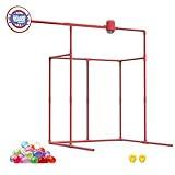 GoSports Backyard Water Toy Game for Kids & Adults - Splash Tower Burst Water Balloon Dunk Tank