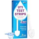 HEAL-CHECK 3 Pack UTI Test Strips, Urinary Tract Infection Test Kit for Women, Accurate Result in 2 Minutes, Monitor Bladder Health at Home, Clinically Tested, Easy to Grip, Individually Wrapped