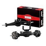 INJORA +4mm Diamond Axles with Brass Steering Knuckles for 1/18 RC Crawler TRX4M Upgrade
