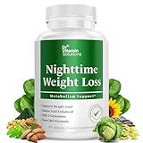 DR VITAMIN SOLUTIONS Nighttime Fat Burner Supplements - Appetite Suppressants for Weight Loss - Night-Time Fat Burner for Women and Men Supporting Sleep & Relaxation - Weight Loss Pills - 30