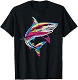 Shark Animal Biology Sea Funny Colorful Shark Lover Gifts Humor Adult Men Women T-Shirt