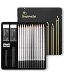 Mr. Pen- Sketch Pencils for Drawing, 19 Pcs, With Graphite Sticks, Erasers and Sharpener, Art Pencils for Sketching, Back to School Supplies