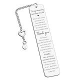XPENMULBOJA Gifts for Mother in Law, Mothers Day - Mom Bookmark Mom in Law Birthday Gifts, Bookmark for Mother of the Bride