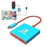 Switch Dock Switch Docking Station for Nintendo, Portable Switch TV Adapter Support 4K/60HZ Switch TV Dock Mode Compatible Steam Deck/Switch OLED, Switch Travel Dock with HDMI2.0 USB3.0 Port