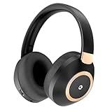EAORUL Active Noise Cancelling Headphones, 100H Playtime Headphones Wireless Bluetooth, Bluetooth Headphone with Mic, Over Ear Wireless Headphone with Deep Bass,Fast Charging for Travel