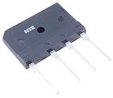NTE Electronics NTE5392 Single Phase Full Wave Silicon Bridge Rectifier, SIP Package, 35 Amps, 600V Maximum Recurrent Peak Reverse Voltage