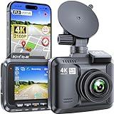 ROVE R2-4K Dash Cam Built-in WiFi 6 GPS Car Dashboard Camera Recorder with UHD 2160P, 2.4" IPS Screen, 150° Wide Angle, WDR, Night Vision