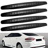 BokWin 4-Packs Black Anti-Collision Patch Bumper Guard Strip Anti-Scratch Bumper Protector Trim Universal for Cars SUV Pickup Truck
