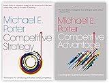 By Michael E. Porter 2 Book Collection set: Competitive Strategy, Competitive Advantage