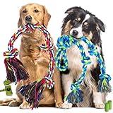 Eefitoys Heavy Duty Dog Rope Toys for Aggressive Chewers, Tough Tug of War Dog Toys for Large, Medium & Small Dogs – 5 Pack Including 2 Ropes & 3 Supplies