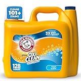 Arm & Hammer Plus OxiClean Fresh Scent, 128 Loads Liquid Laundry Detergent, 166.5 Fl oz