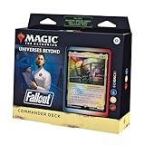 Magic: The Gathering Fallout Commander Deck - Science! (100-Card Deck, 2-Card Collector Booster Sample Pack + Accessories)
