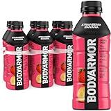 BODYARMOR Sports Drink Sports Beverage, Strawberry Banana, Coconut Water Hydration, Natural Flavors With Vitamins, Potassium-Packed Electrolytes, Perfect For Athletes, 20 Fl Oz (Pack of 6)