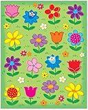 Carson Dellosa 96 Flower Stickers for Kids, 6 Sheets of Sunflowers, Tulips, Daisies, and More for Spring Crafts, Scrapbooking, Teacher Planner, Reward Chart, School Supplies, Classroom Must Haves
