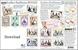 ScrapSMART - Ladies Fashions Cards & Envelopes: Software Collection - Microsoft Word, Jpg, and PDF files for Mac [Download]