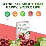 TRUE LIME Black Cherry Limeade Drink Mix (10 Packets) | Made from Real Limes | No Preservatives, No Artificial Sweeteners, Gluten Free | Water Flavor Packets & Water Enhancer with Stevia