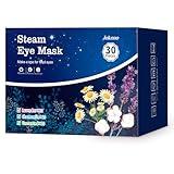 Jekeno Steam Eye Mask, 30 Packs Eye Masks for Dry Eyes, 40-60 Minutes Self Moist Warm Compress Heated Disposable Mask for Sleep, Spa Relaxing Trip Gifts, Travel Essentials for Women Men