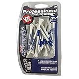 Pride PTS Plastic Golf Tees - 30 Count, 3 1/4 Inch - #1 Tee on Tour - Striped for Height Consistency - Improve Distance and Accuracy