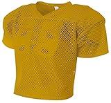 A4 YTH Fb Porthole Pract Jrsy Gold