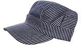 TrainWeb LLC Railroad Engineer Hat - Adult Size Blue, White