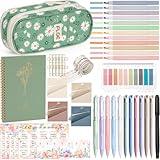 Bible Study Supplies Bible Journaling Kit for Women, Mothers Day Christian Gifts for Women, Bible Study Tools for Women with Bible Highlighters and Pens No Bleed, Pencil Case Bible Accessories Set