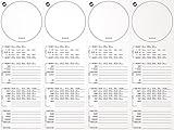Wine Folly Tasting Placemats – 20-Pack Disposable Note-Taking Mats (12"x16") | Guided Wine Tasting Notes with Aroma Wheel | Perfect for Wine Parties & Classes
