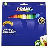 Prang Colored Pencil Sets, 3.3 Mm, 2b (#1), Assorted Lead/barrel Colors, 50/pack