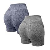 GOHRSHA Workout Shorts Women Yoga Pants Biker Shorts Women Yoga Pants with Pockets High Waisted Athletic Compression Short Gym Clothes Summer Outfits Summer Pants