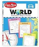 Evan-Moor Educational Publishers The World: Reference Maps & Forms Book (World & U.S. Maps)