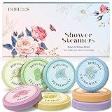 Bofuoos Shower Steamers Aromatherapy, Christmas Birthday White Elephant Gifts for Adults Women Teen Girls Mom, Stocking Stuffers for Women, Relaxation SPA Self Care Natural Essential Oils Bath Bombs
